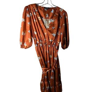 Velvet heart Small women's‎ dress NWOT Orange Floral